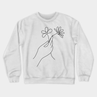 Colour the flowers Crewneck Sweatshirt